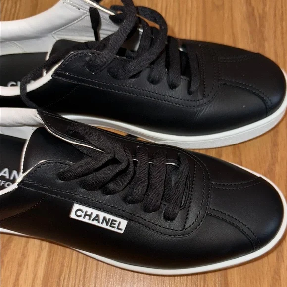 Chanel Uniform Black Sneakers - Picture 6 of 6